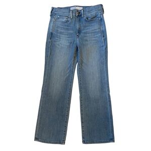 AYR The Pop Straight Leg Ankle Denim Jeans Light  Blue Size 27 Short